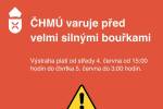 ČHMÚ varuje před velmi silnými bouřkami, výstraha platí od dnešní 15. hodiny do zítřejší 3. hodiny ranní Ilustrační foto - ČHMÚ varuje před velmi silnými bouřkami, výstraha platí od dnešní 15. hodiny do zítřejší 3. hodiny ranní